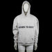Ashes to Dust - Hoodie - Ivory & Black - Size XL - Ivory hoodie with a front chest print reading 