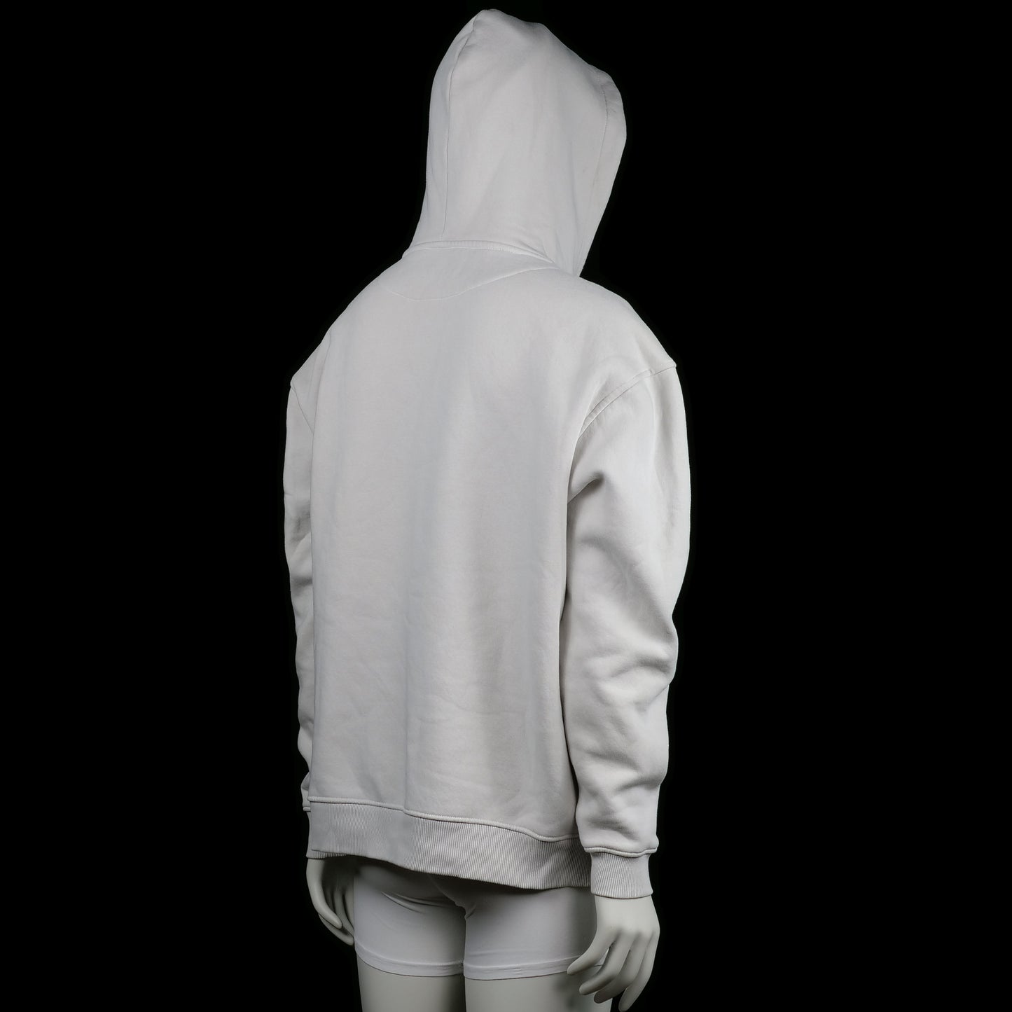 Hoodie - Ivory & Black - Size XL
