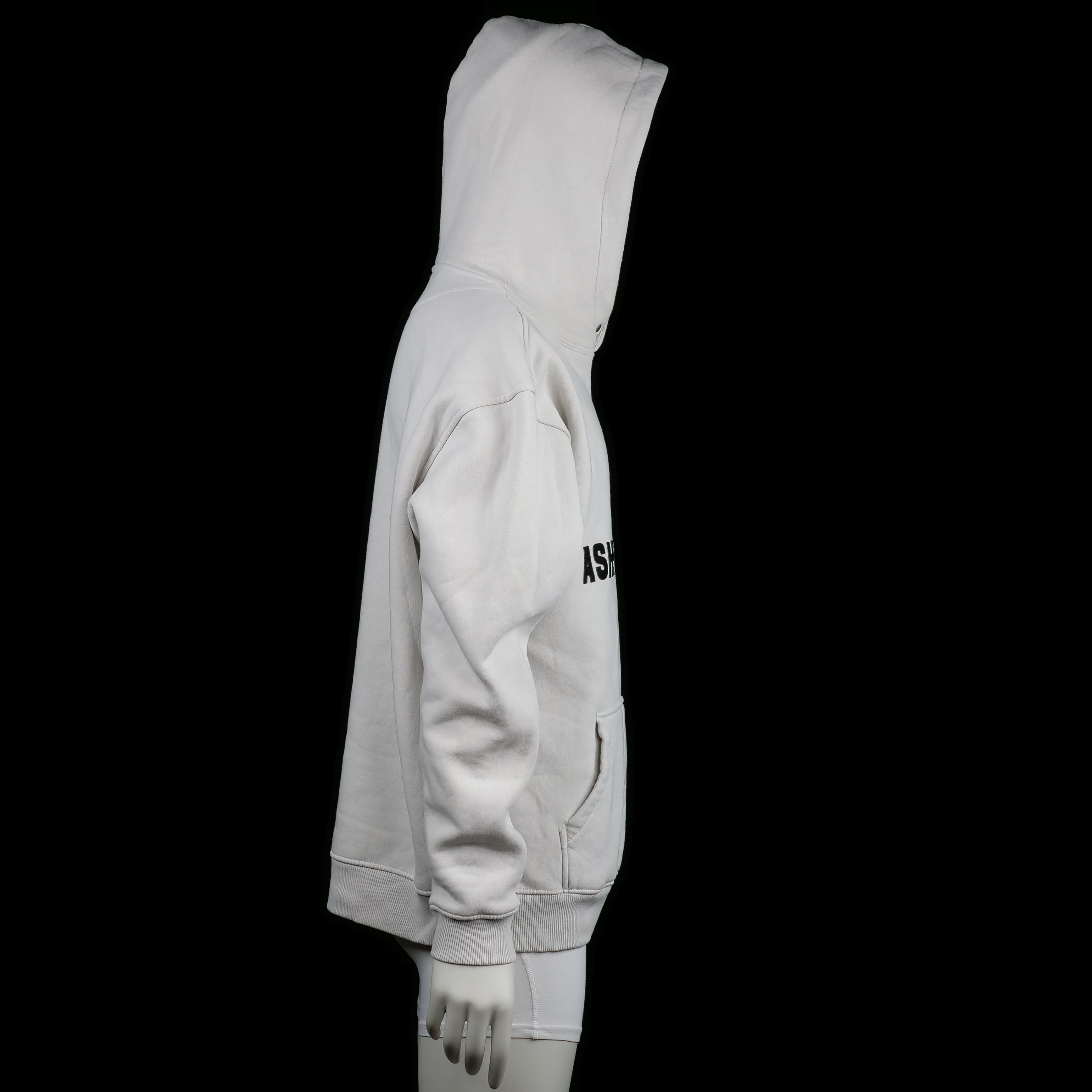 Hoodie - Ivory & Black - Size XL