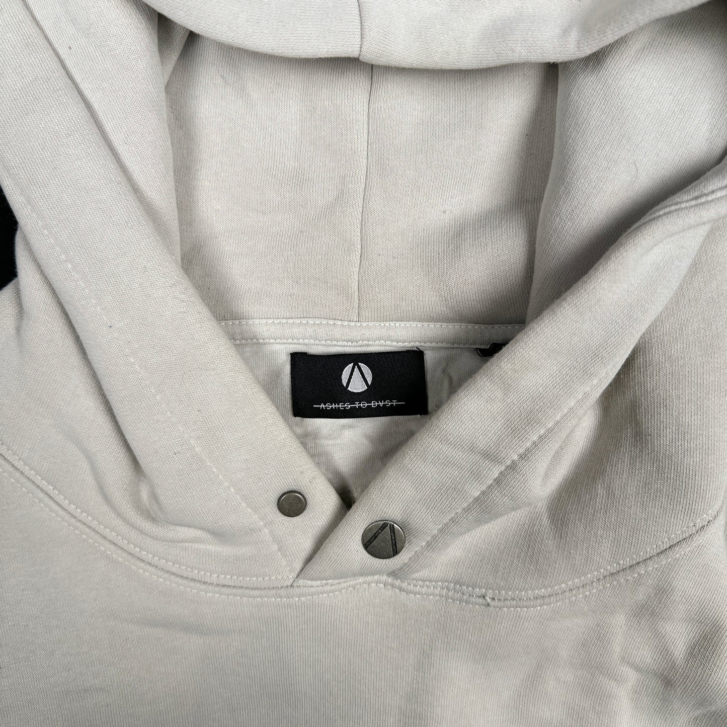 Hoodie - Ivory & Black - Size XL