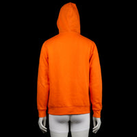 Hoodie - Orange & White - Size M