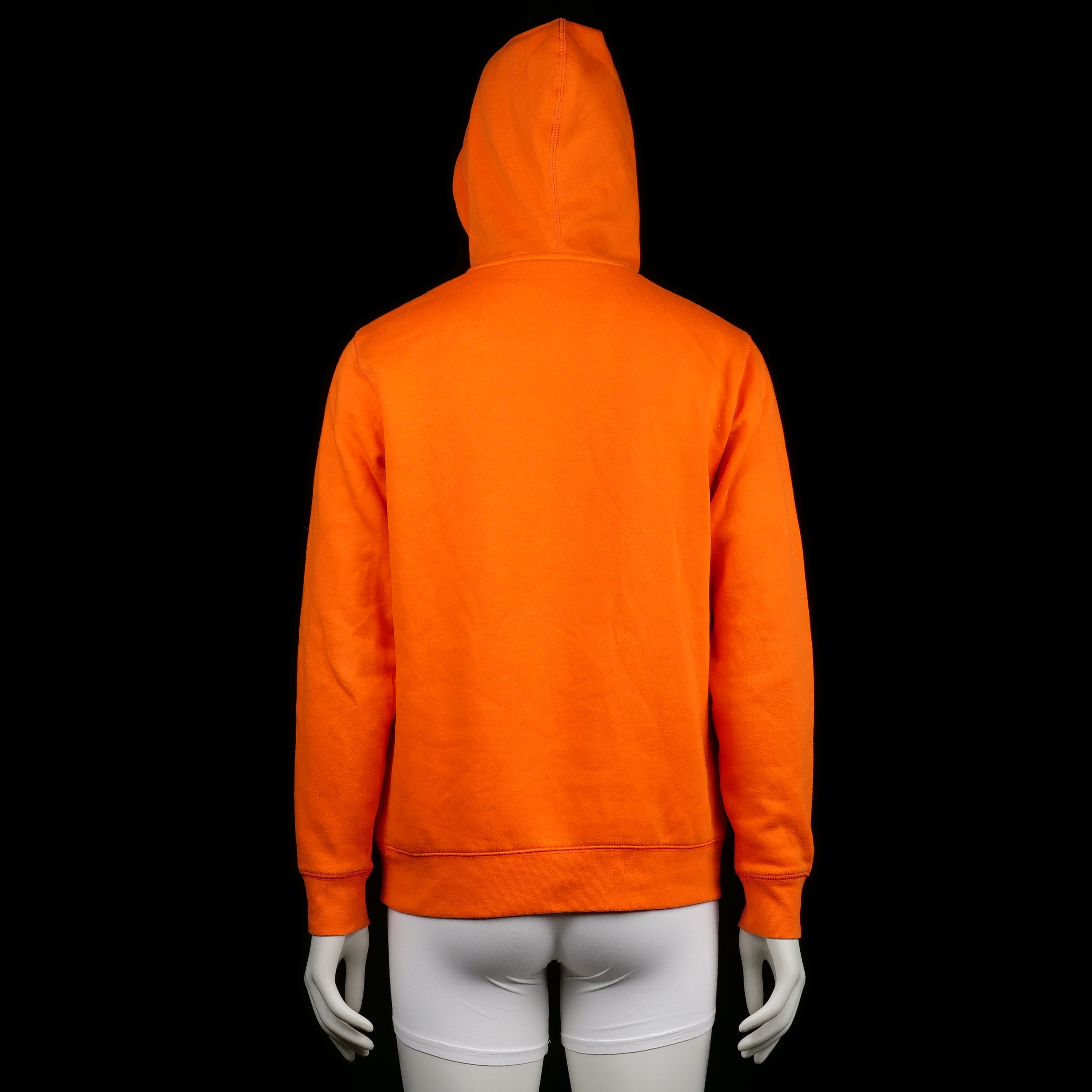 Hoodie - Orange & White - Size M