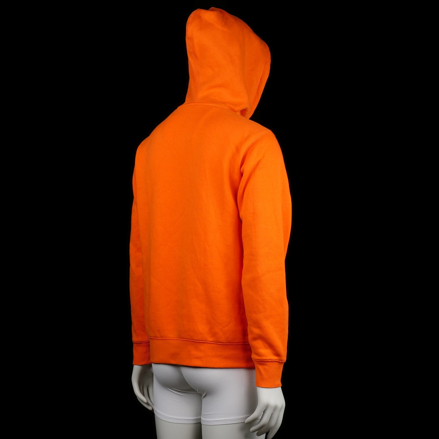 Hoodie - Orange & White - Size M