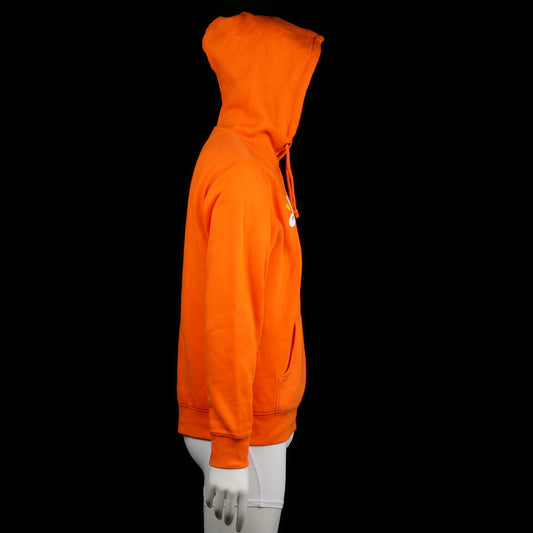Hoodie - Orange & White - Size M