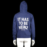 Hoodie - Navy & White - Size M