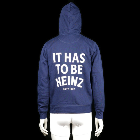 Hoodie - Navy & White - Size M