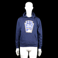 Hoodie - Navy & White - Size M