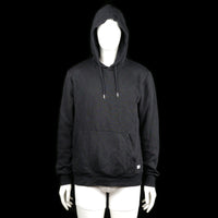 Produkt - Hoodie - Black - Size L - Solid black hoodie with front kangaroo pocket and adjustable drawstrings on the hood. Features ribbed cuffs and a straight hem.