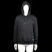 Produkt - Hoodie - Black - Size L - Solid black hoodie with front kangaroo pocket and adjustable drawstrings on the hood. Features ribbed cuffs and a straight hem.