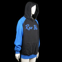 Hoodie - Black & Royal Blue - Size 3XL