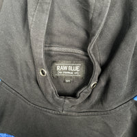 Hoodie - Black & Royal Blue - Size 3XL