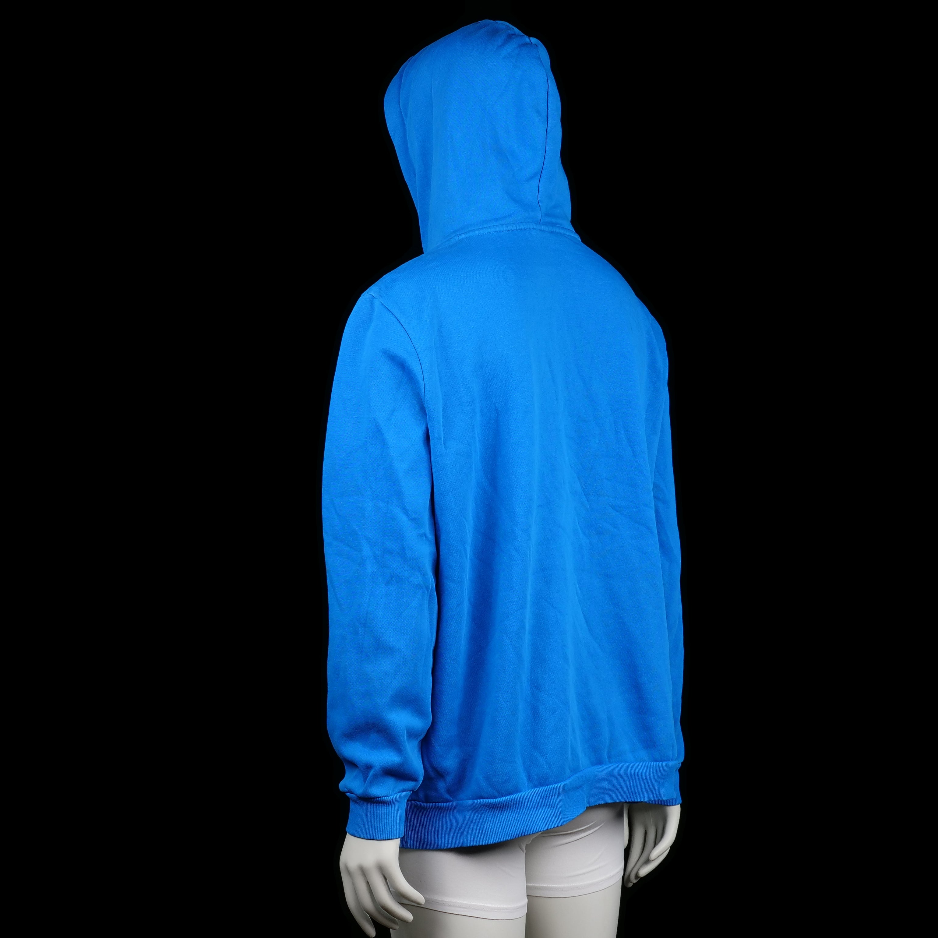 Hoodie - Sky Blue & Black - Size XXL
