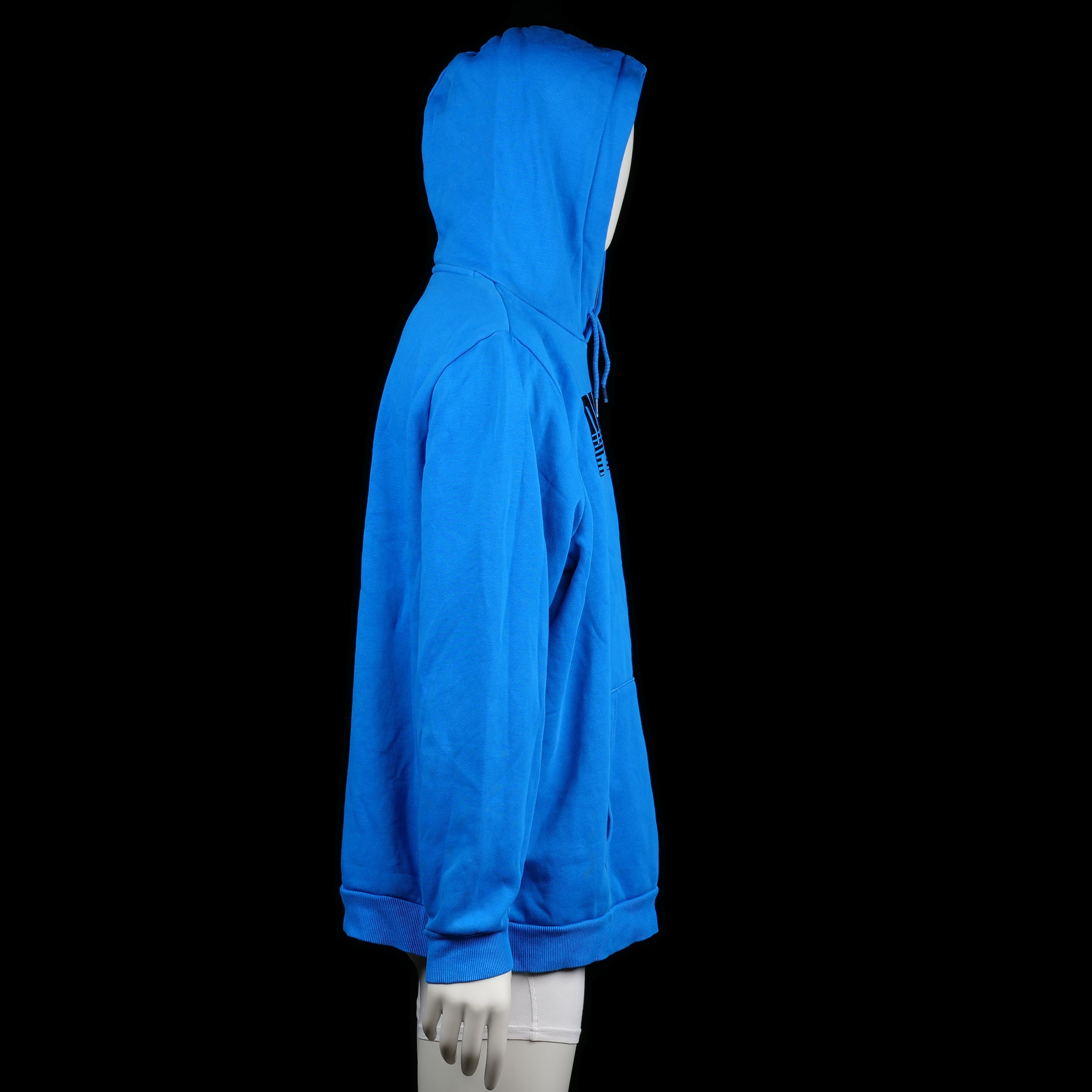 Hoodie - Sky Blue & Black - Size XXL