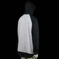 Hoodie - Light Gray & Black - Size 2XL