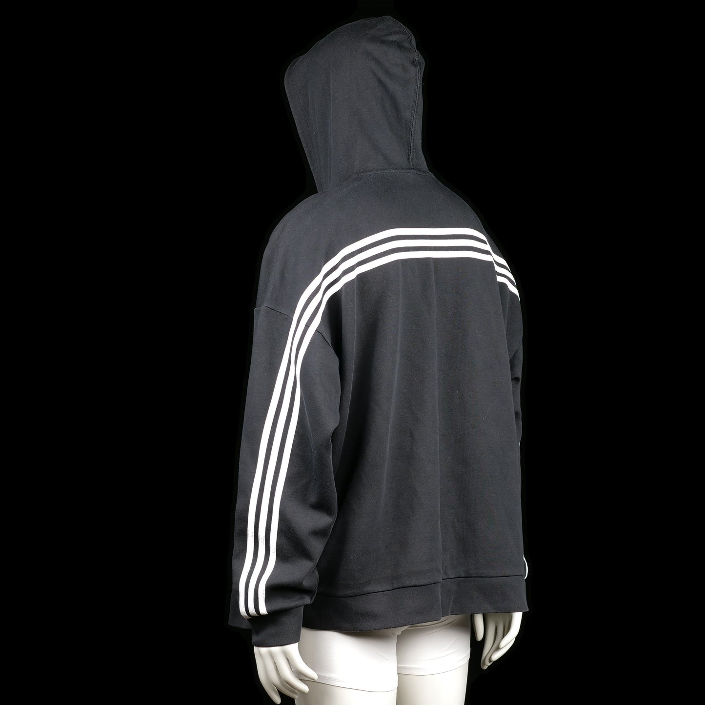Hoodie - Black & White - Size 2XL