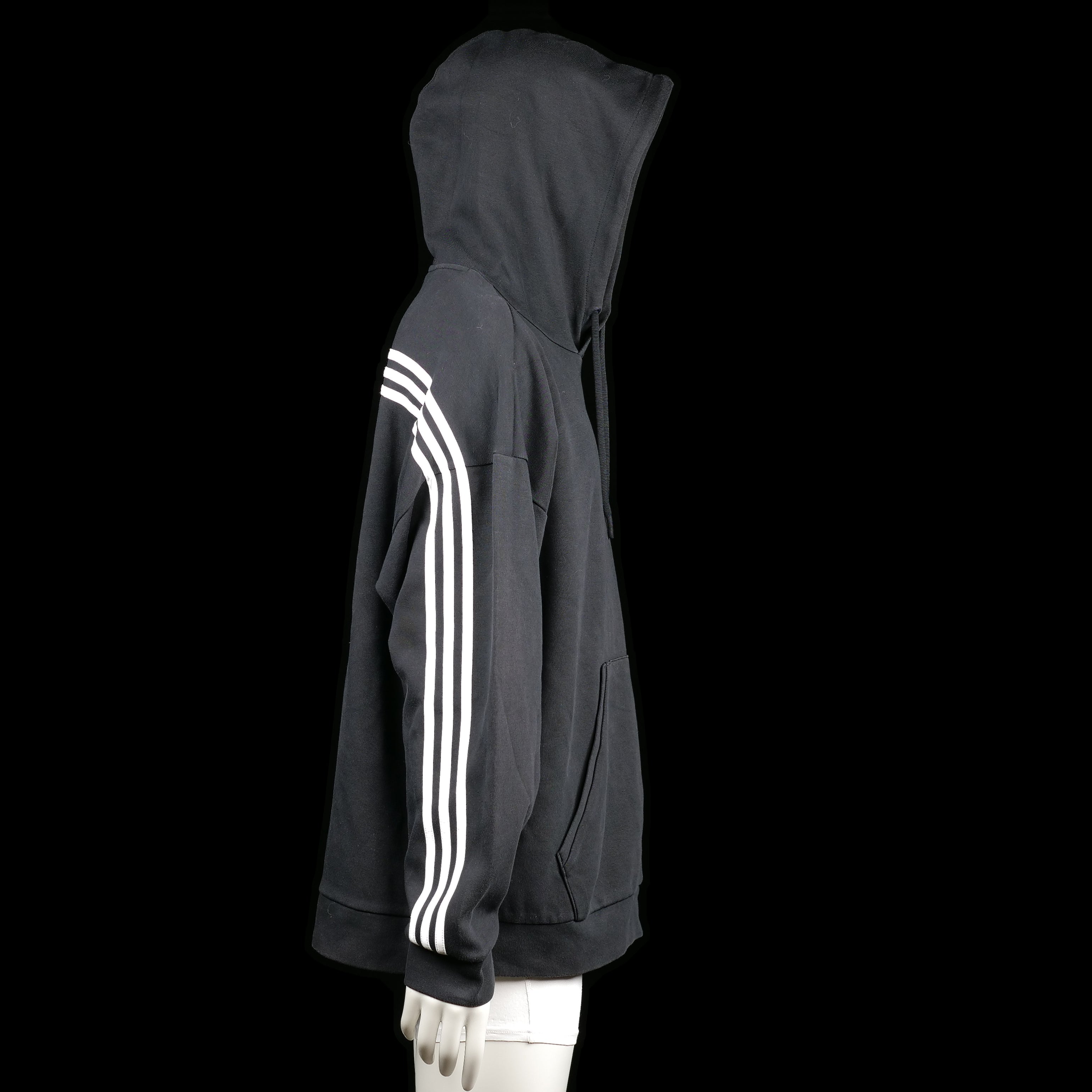 Hoodie - Black & White - Size 2XL