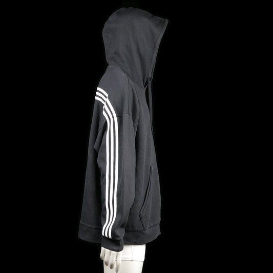 Hoodie - Black & White - Size 2XL