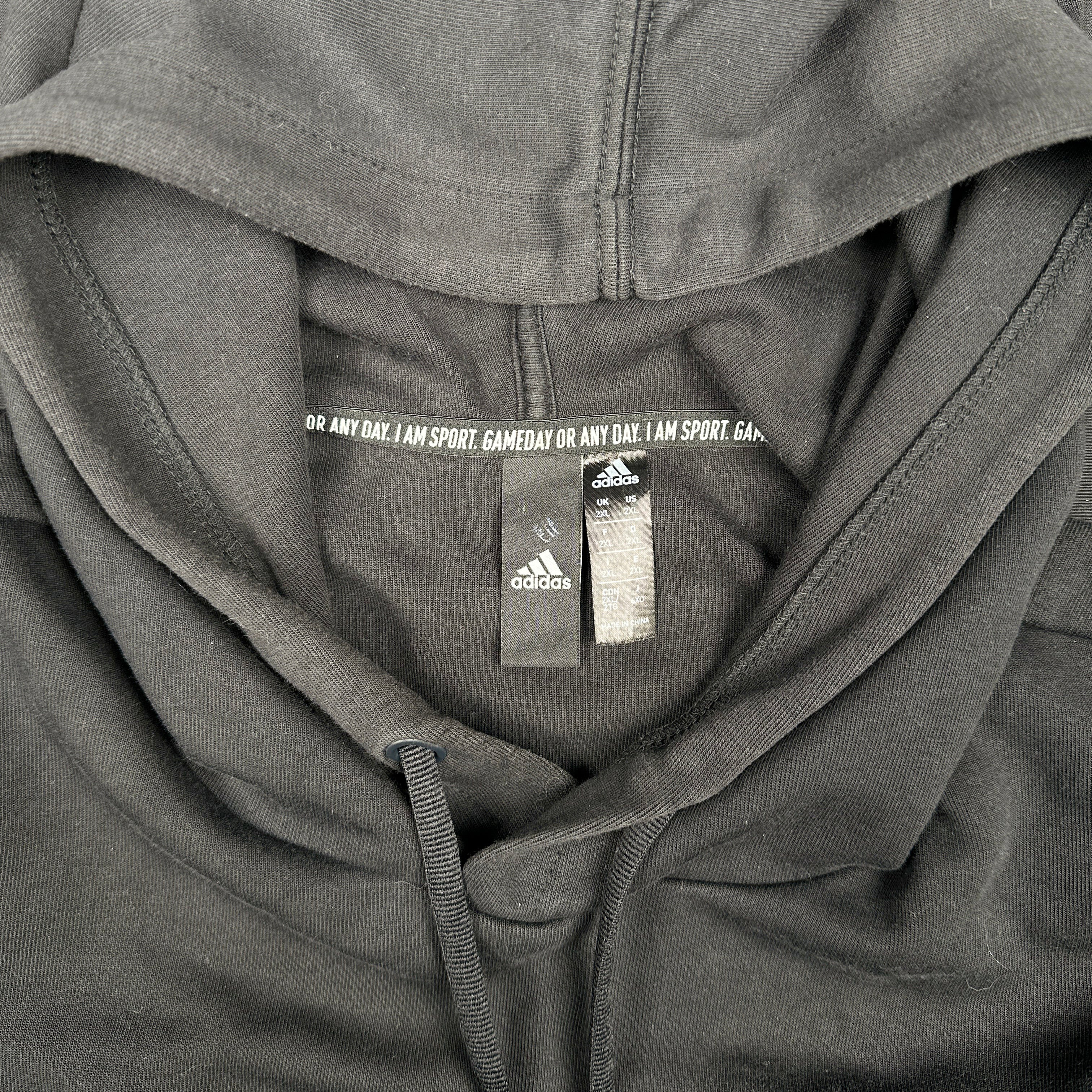 Hoodie - Black & White - Size 2XL
