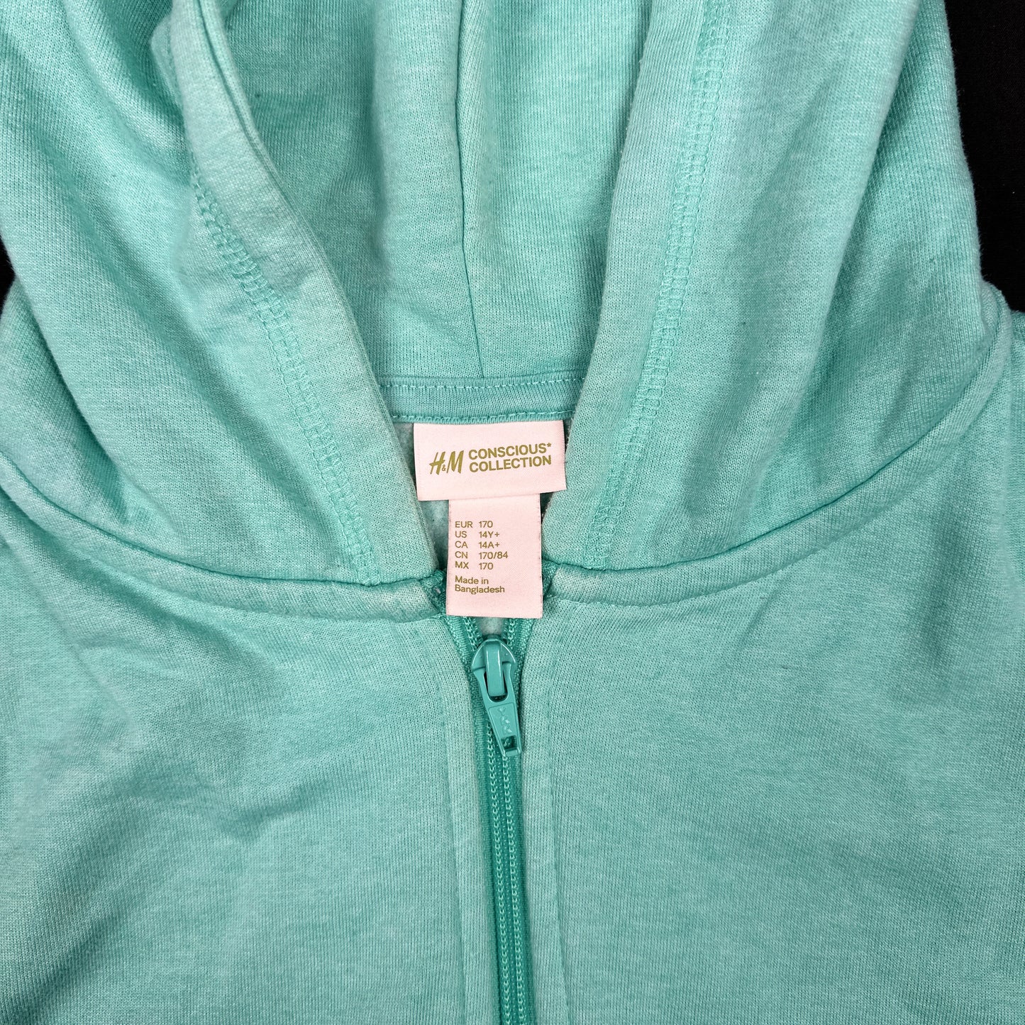 Hoodie - Mint - Size 170