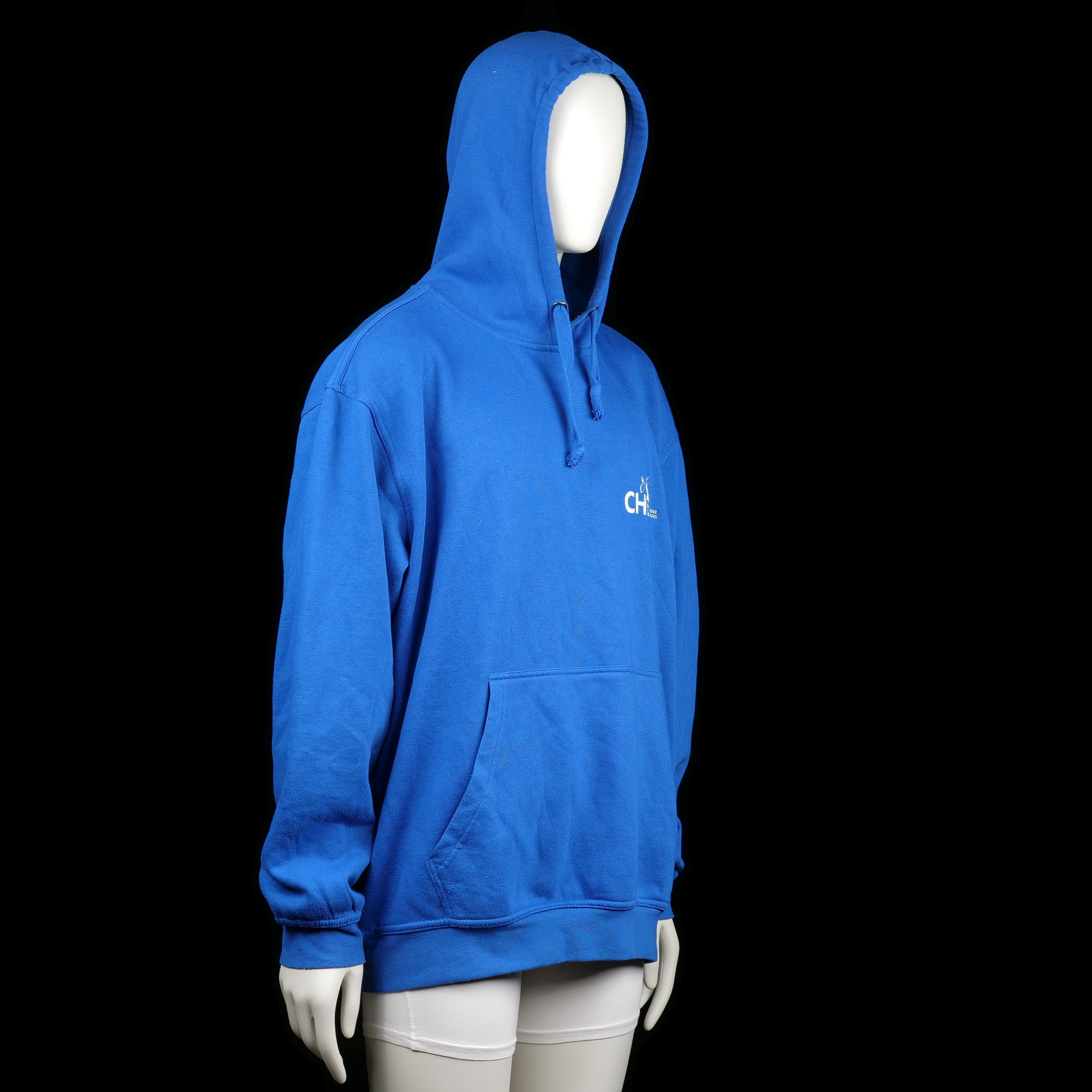Hoodie - Royal Blue & White - Size XXL