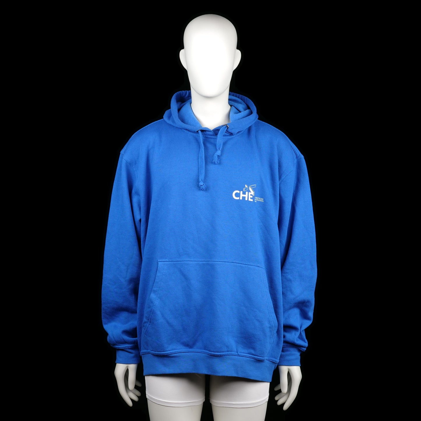 Hoodie - Royal Blue & White - Size XXL