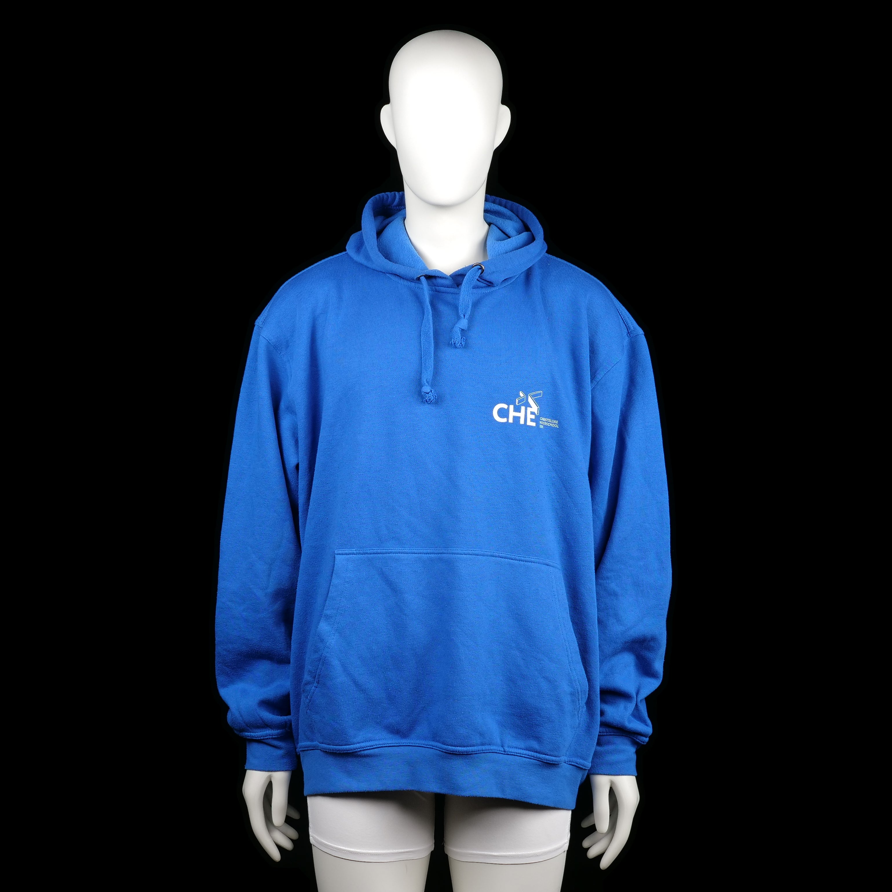 Hoodie - Royal Blue & White - Size XXL