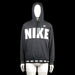 Nike - Hoodie - Black & White - Size L - Black hoodie with large white 