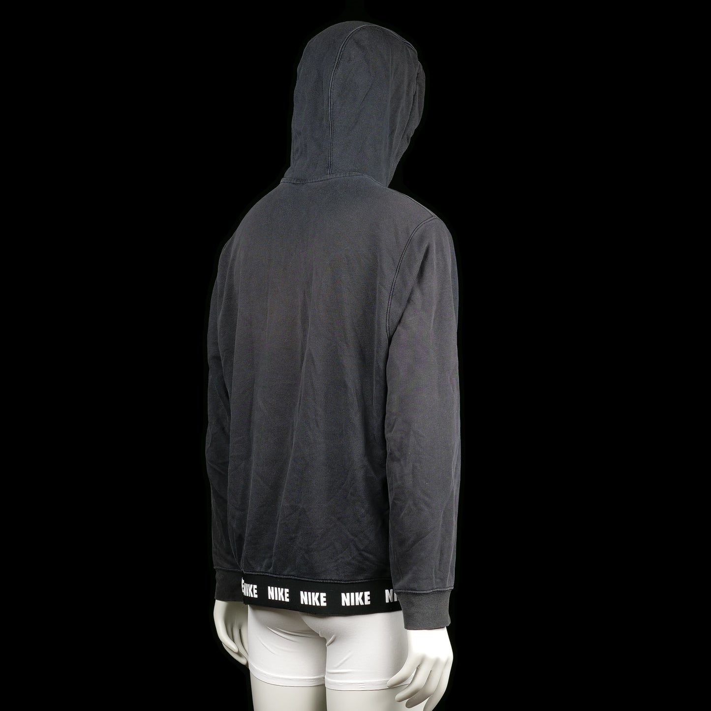 Hoodie - Black & White - Size L