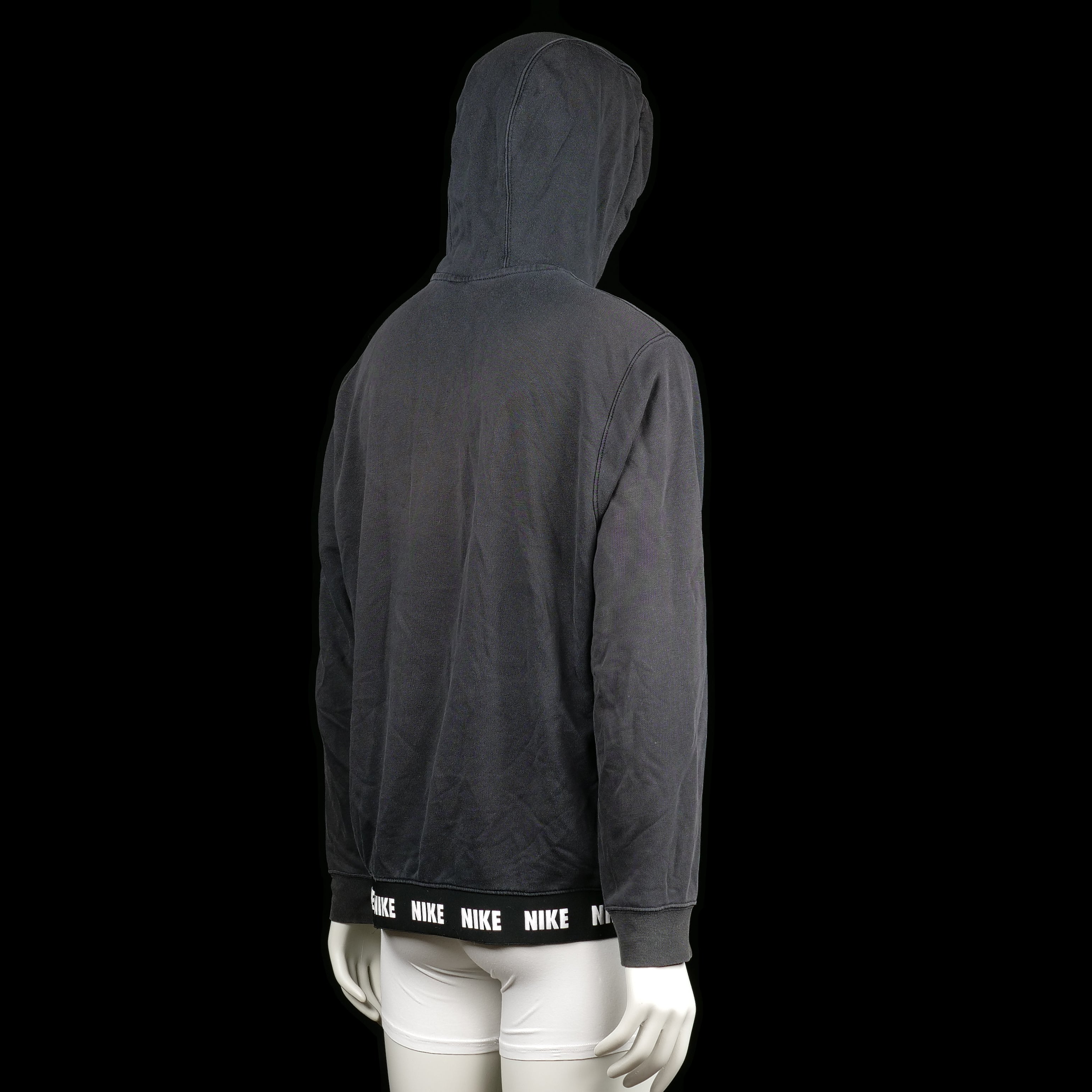 Hoodie - Black & White - Size L