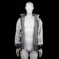 Hoodie - Ivory & Black - Size L