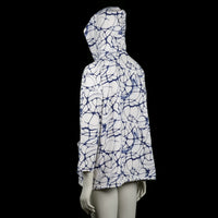 Hoodie - White & Navy - Size XXL