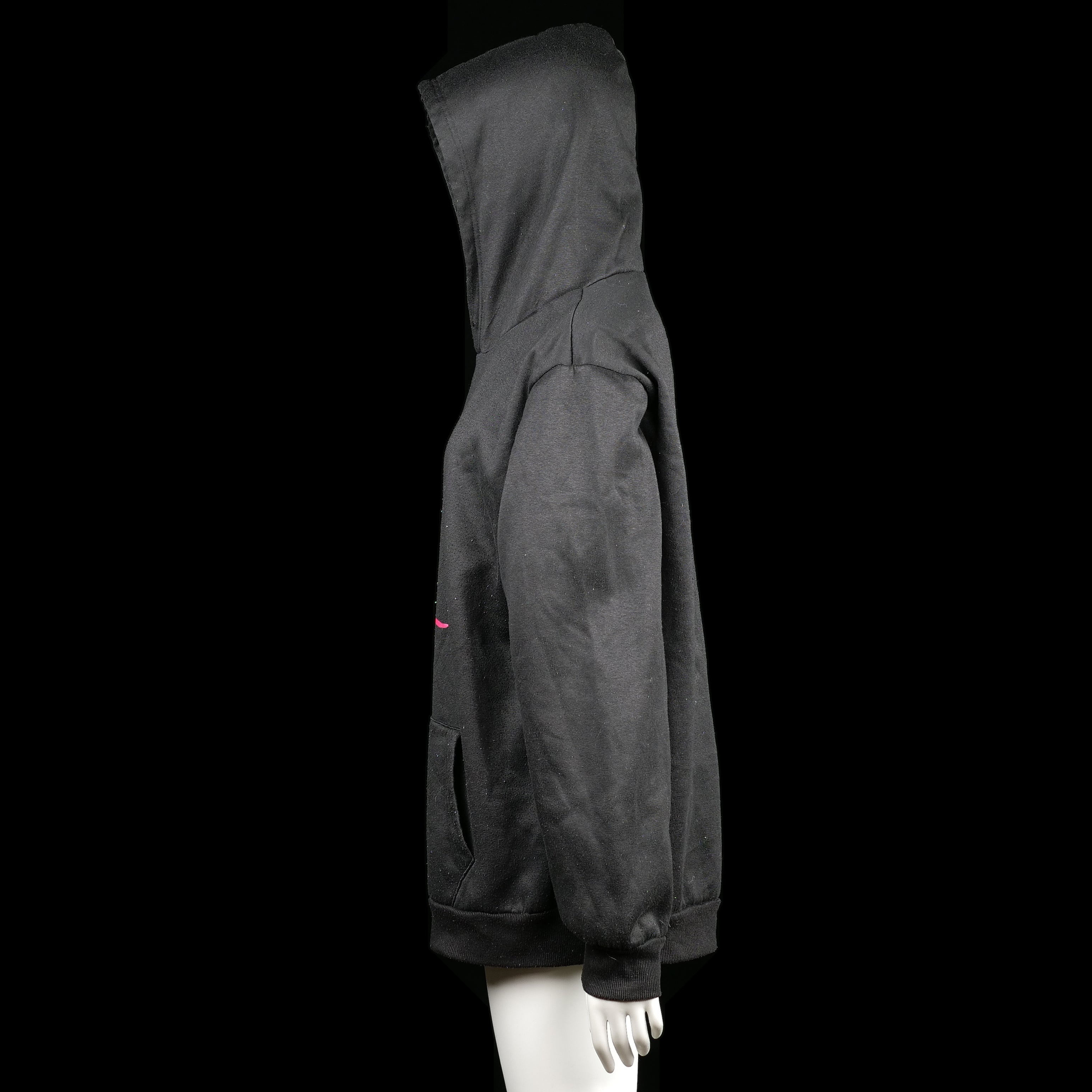 Hoodie - Black & Pink - Size 3XL