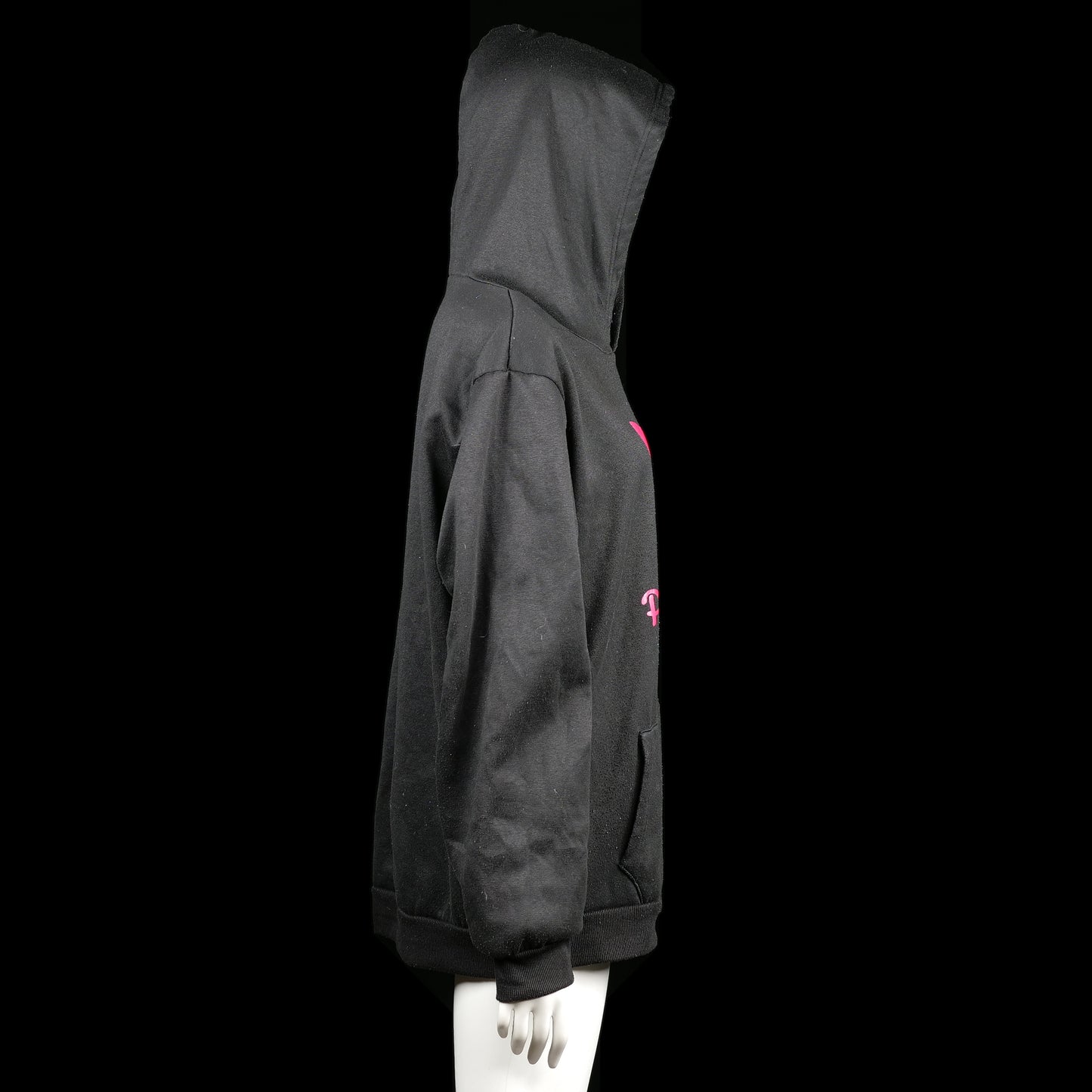 Hoodie - Black & Pink - Size 3XL