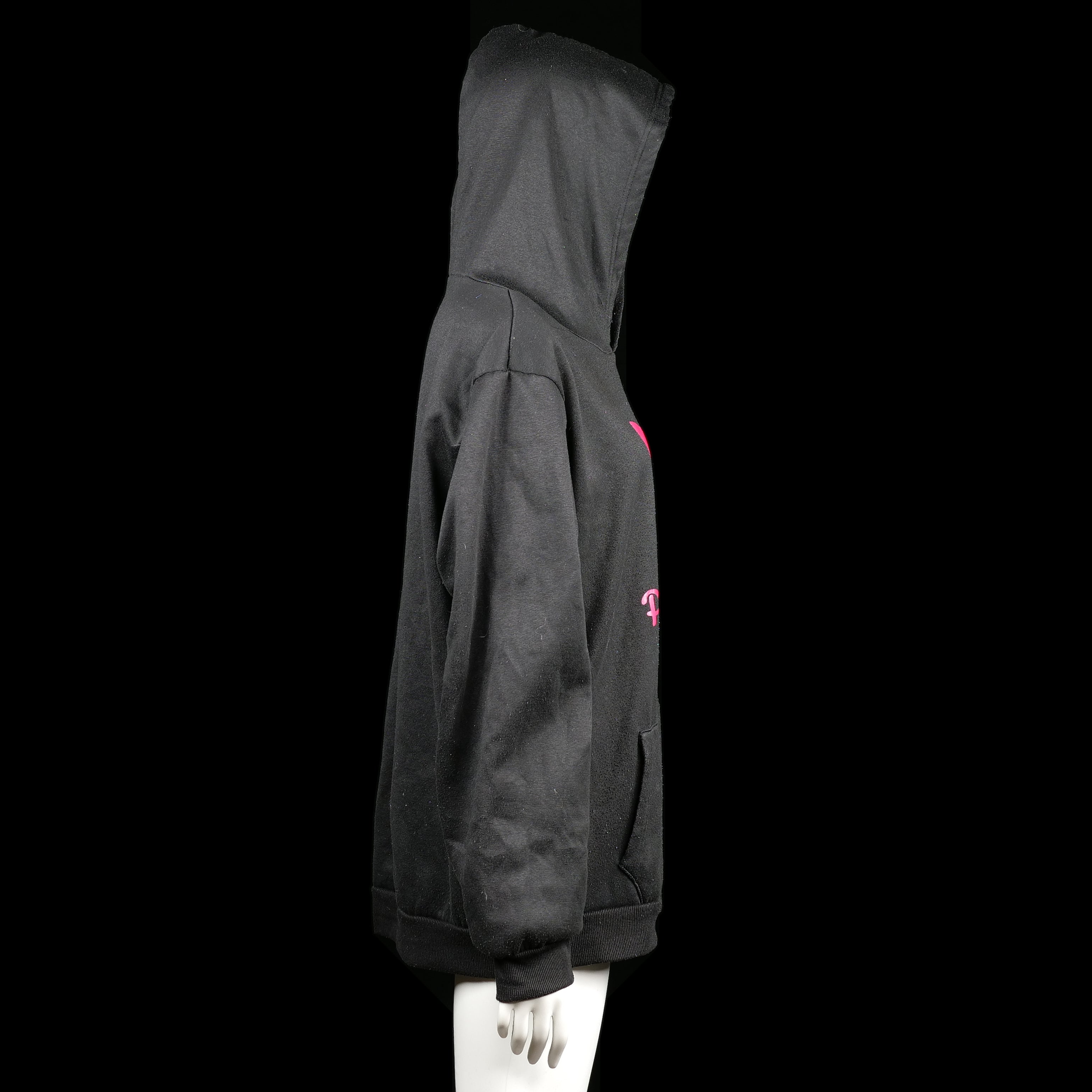 Hoodie - Black & Pink - Size 3XL