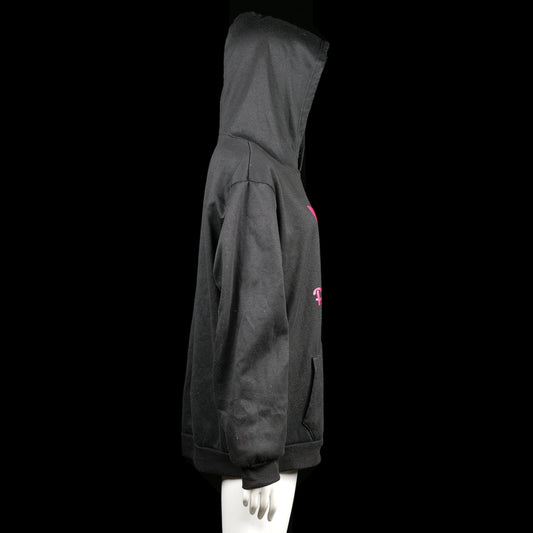 Hoodie - Black & Pink - Size 3XL