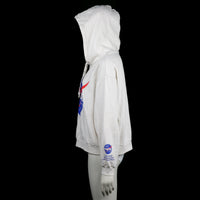 Hoodie - White & Navy - Size XL