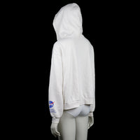 Hoodie - White & Navy - Size XL