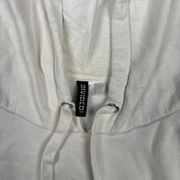 Hoodie - White & Navy - Size XL
