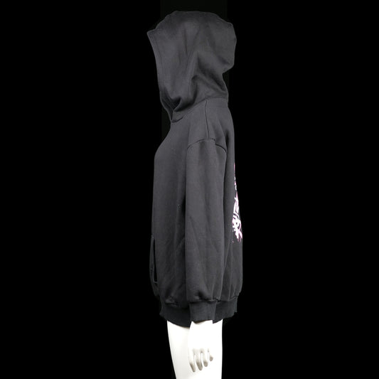 Hoodie - Black & Pink - Size 4XL