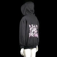 Hoodie - Black & Pink - Size 4XL