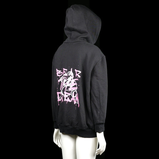 Hoodie - Black & Pink - Size 4XL