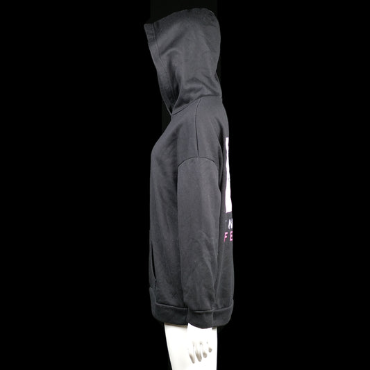 Hoodie - Black & Pink - Size M