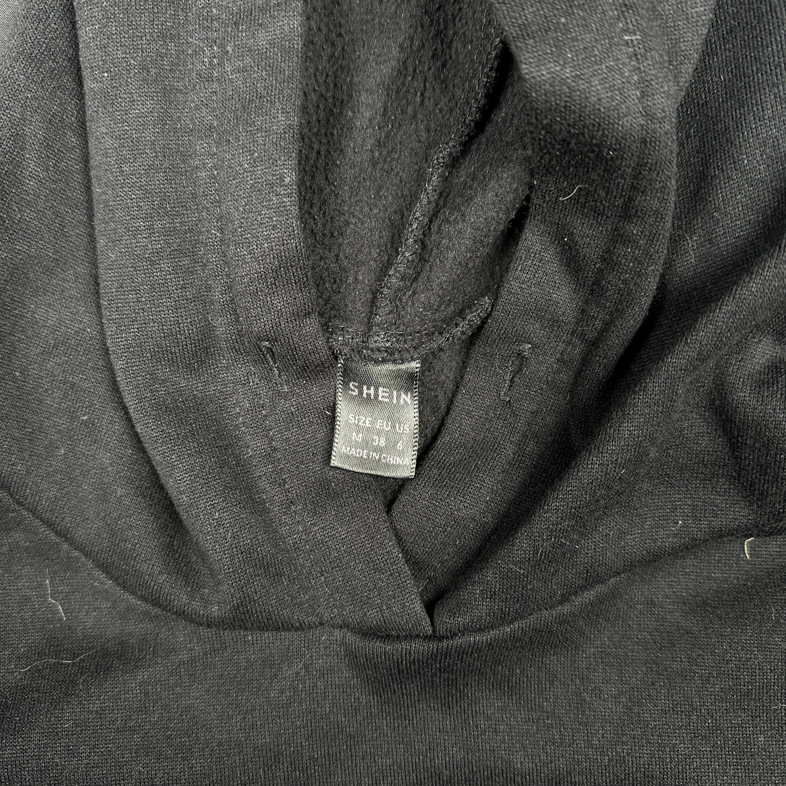 Hoodie - Black & Pink - Size M