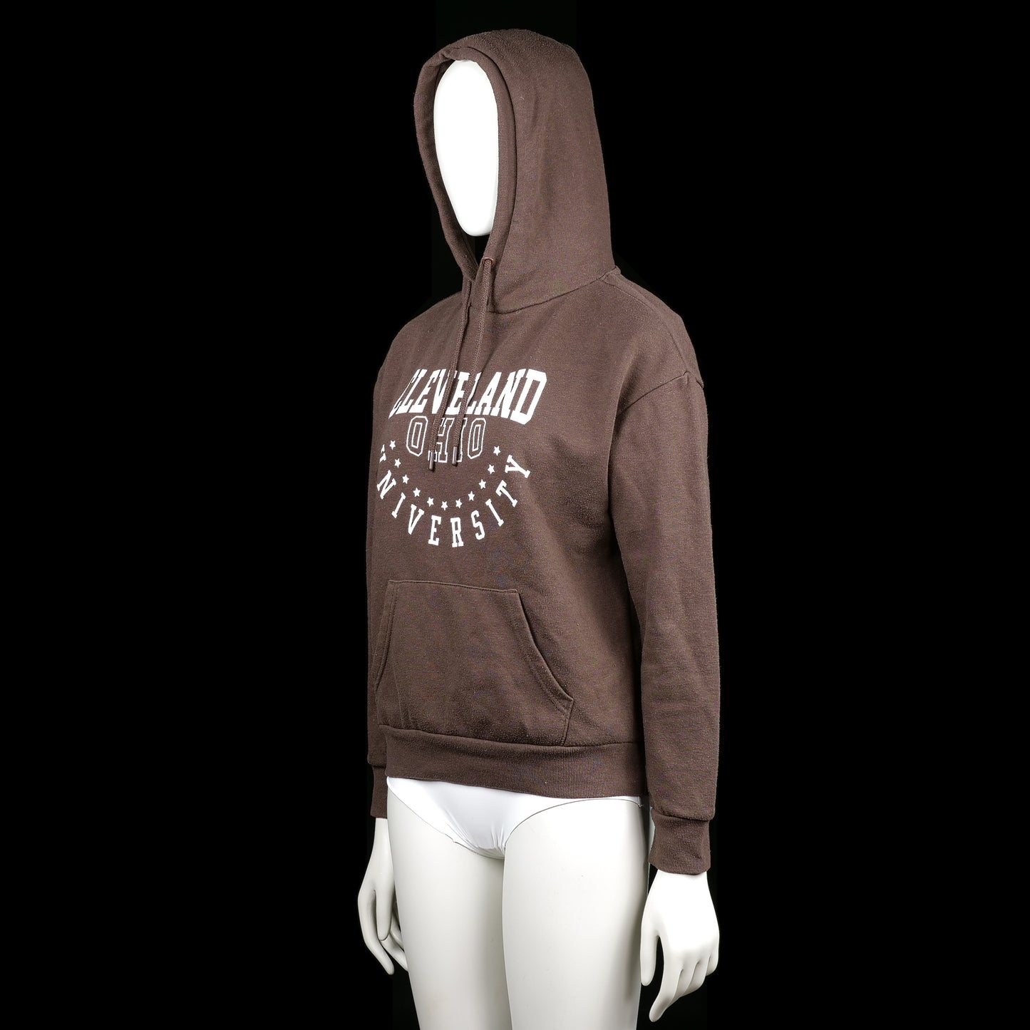 Hoodie - Brown & White - Size XS