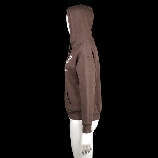 Hoodie - Brown & White - Size XS