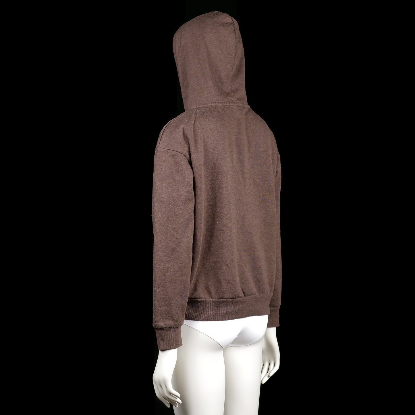 Hoodie - Brown & White - Size XS