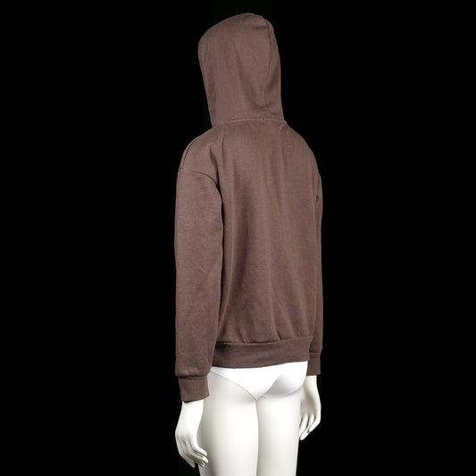 Hoodie - Brown & White - Size XS