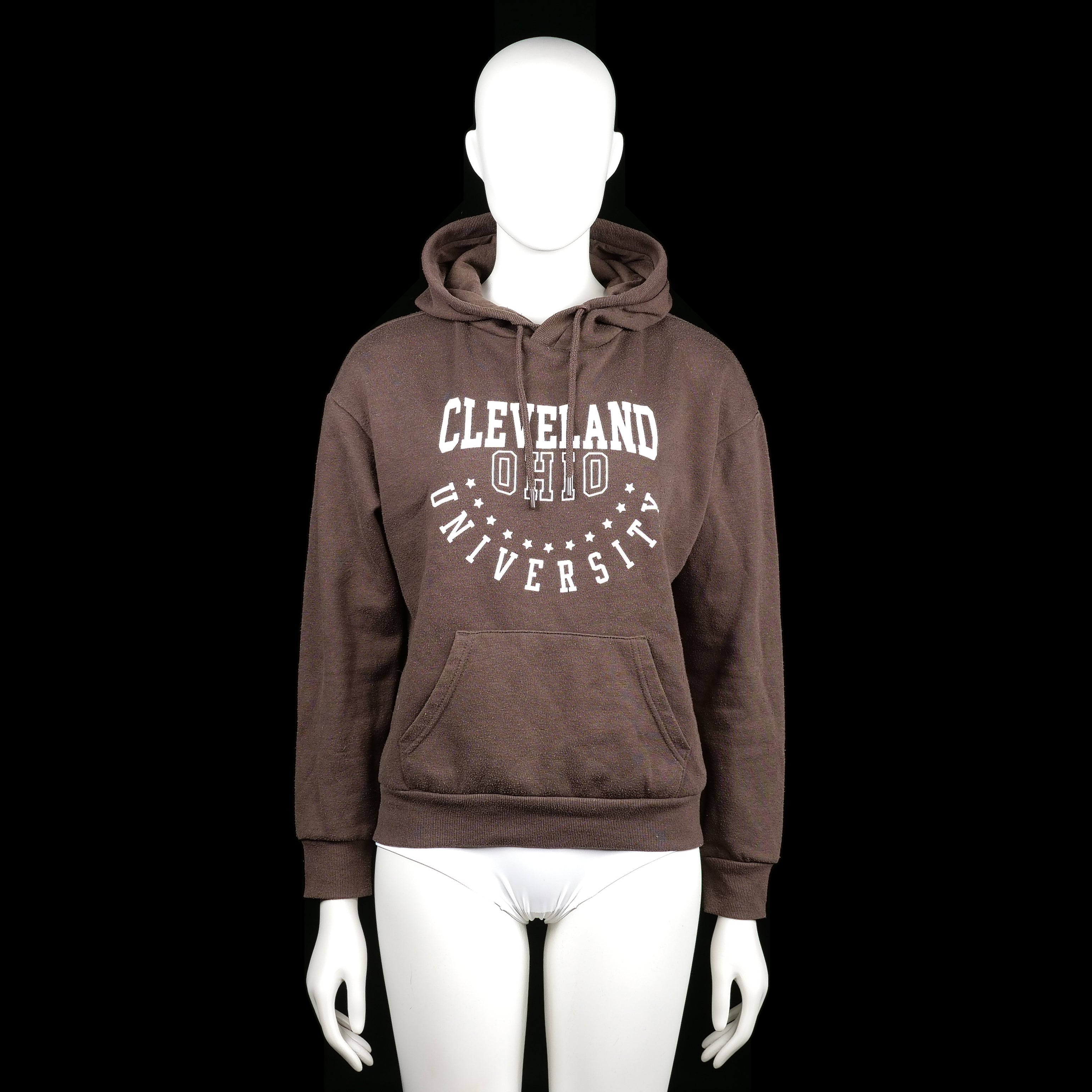 Hoodie - Brown & White - Size XS