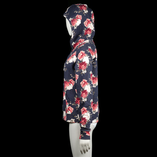 Hoodie - Navy & Red - Size L