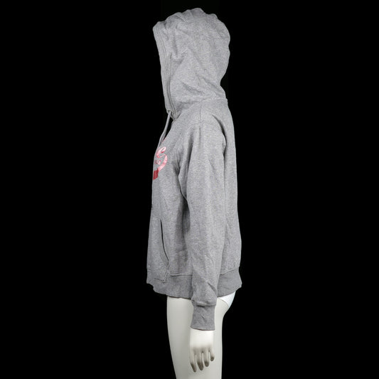 Hoodie - Light Gray & Pink - Size M